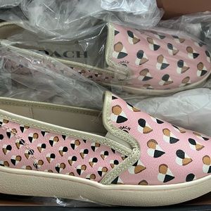 Brand New in Box Coach C117 Slip On Shoes Size 8